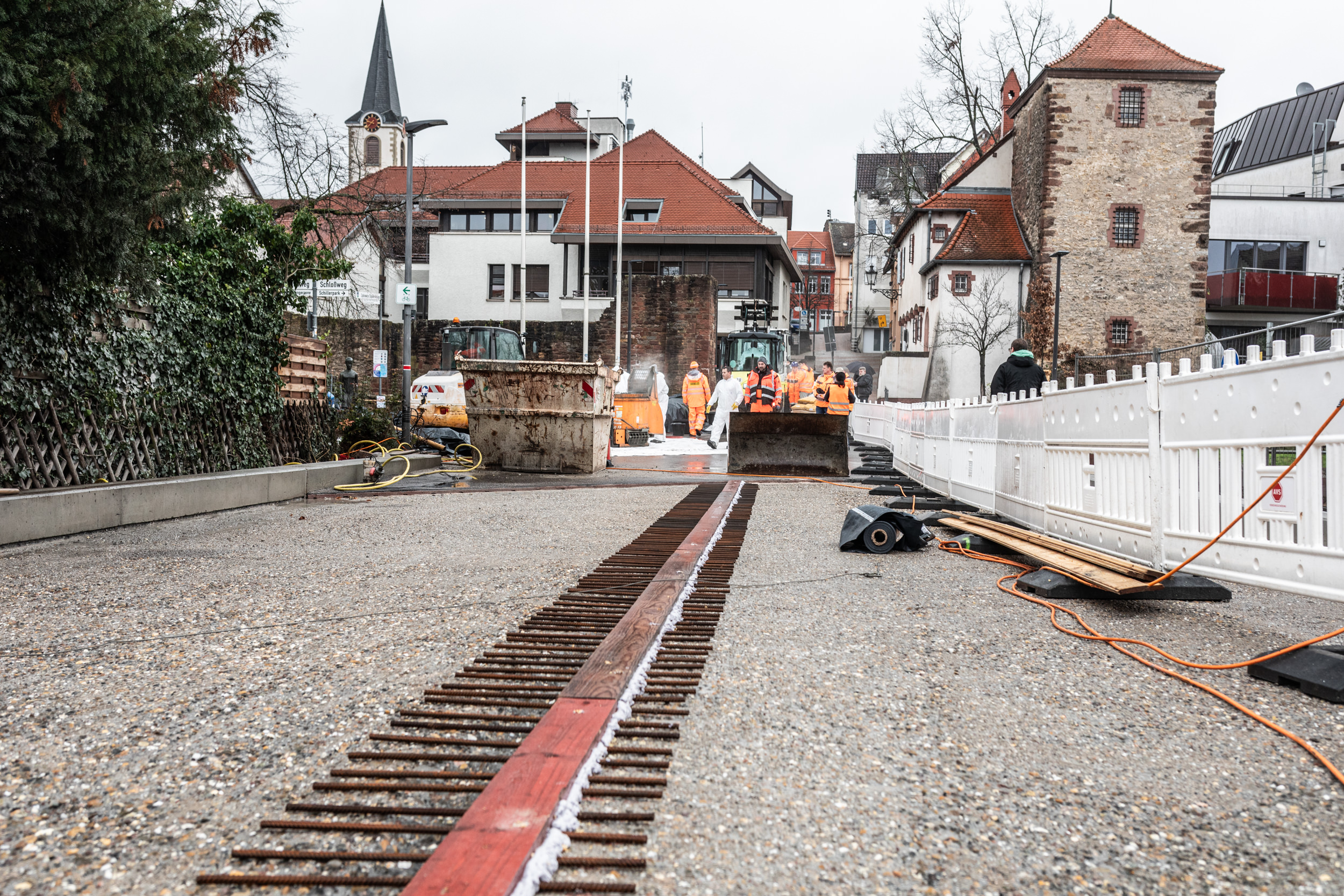 UHFB Brückensanierung Wiesloch - Vorbereitungsarbeiten